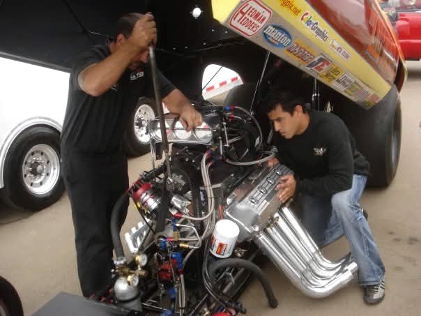 Hands-on drag racing engine work